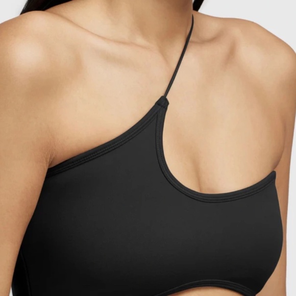 The Giving Movement Asymmetrical One Shoulder White Bra - Xs - Picture 7 of 9